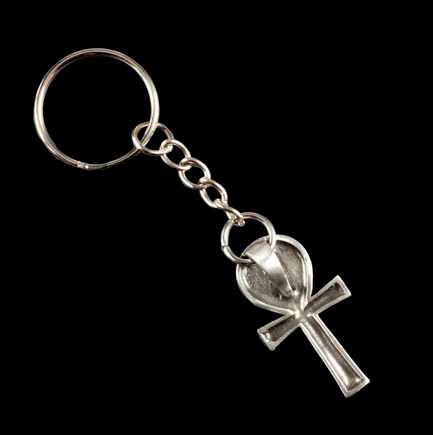 Porte-Clé Croix Ankh en Métal – Symbole de Vie de l’Égypte Ancienne