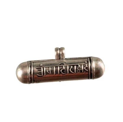 Boîte De Prière Mantra Gau Tibétain En Argent – Bijou Spirituel Bouddhiste Népalais