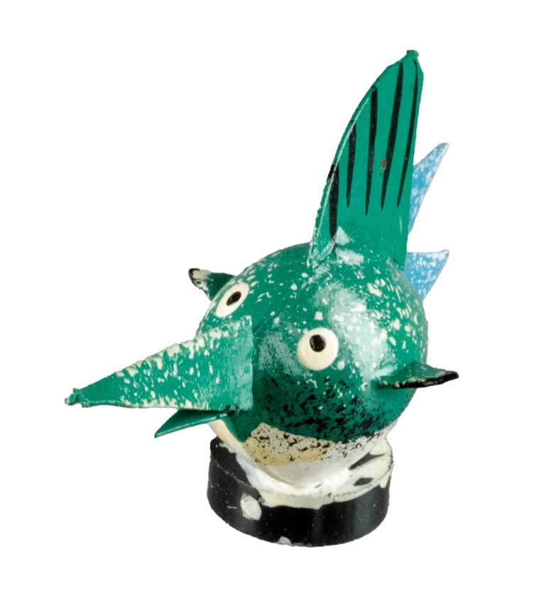 Animal Magnet Poisson Espadon en Coque de Pistache