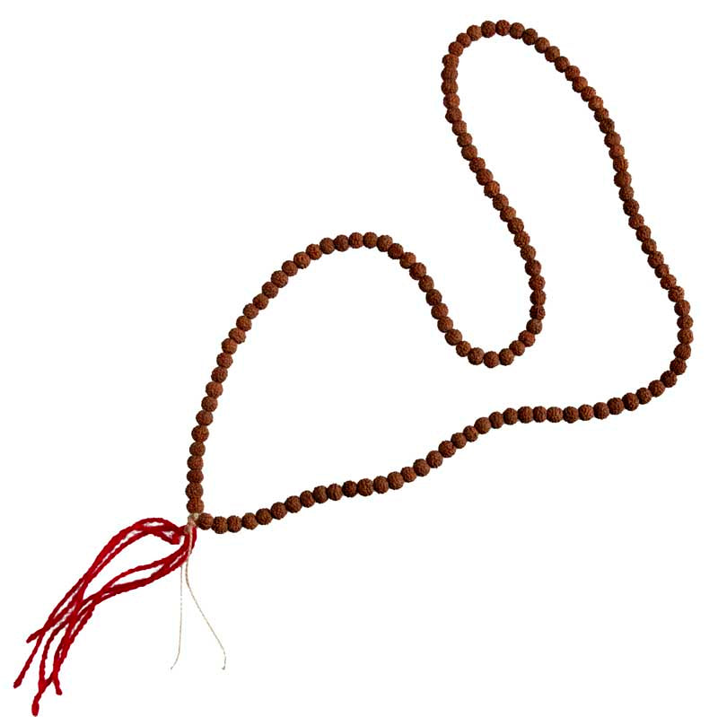 Rudraksha Mala En Graines 5 Mukhi – Chapelet De Méditation Du Népal