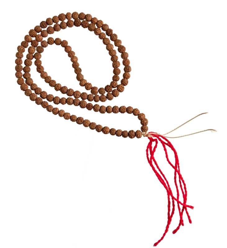 Rudraksha Mala En Graines 5 Mukhi – Chapelet De Méditation Du Népal