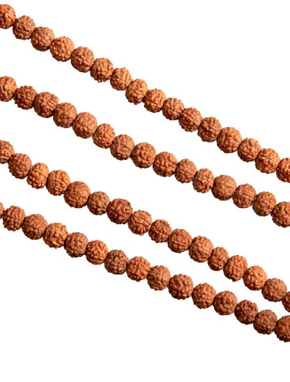 Rudraksha Mala En Graines 5 Mukhi – Chapelet De Méditation Du Népal