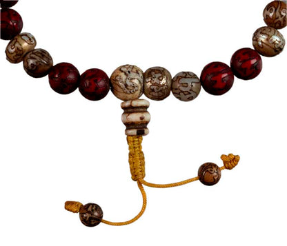 Collier Coquillage Décoratif Pour Statue Bouddhiste – Ornement Spirituel Du Népal
