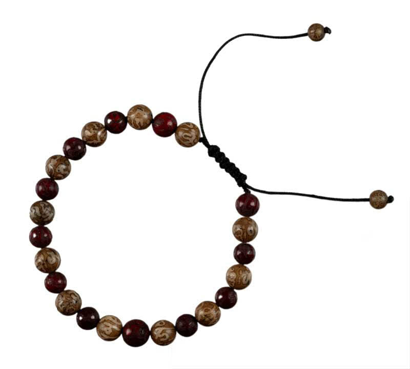 Collier Coquillage Décoratif Pour Statue Bouddhiste – Ornement Népalais Avec Mantras