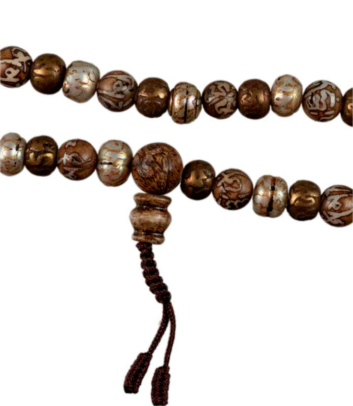 Collier Coquillage Décoratif Pour Statue Bouddhiste – Ornement Népalais En Coquillage Et Cuivre