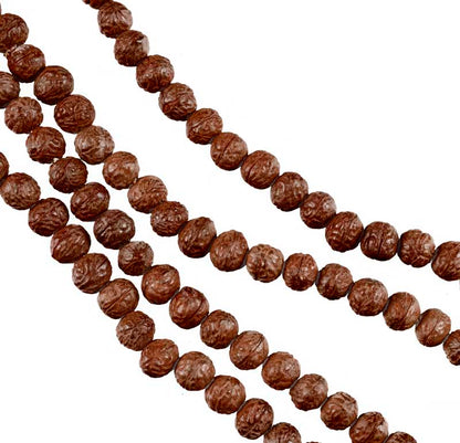 Mala Tibétain En Graines De Raktu – Chapelet Bouddhiste De Méditation