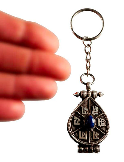 Ghau Tibétain Om Mani Padme Hum – Bijou De Sac Ou Porte-Clé Spirituel