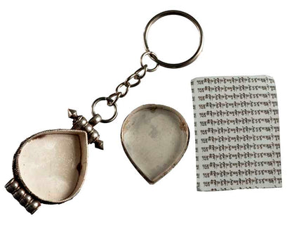 Ghau Tibétain Om Mani Padme Hum – Bijou De Sac Ou Porte-Clé Spirituel