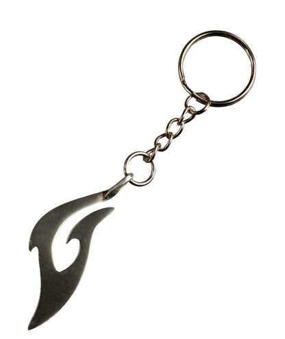 Bijou de Sac ou Porte-Clé Maori Hameçon en Métal – Symbole Maritime