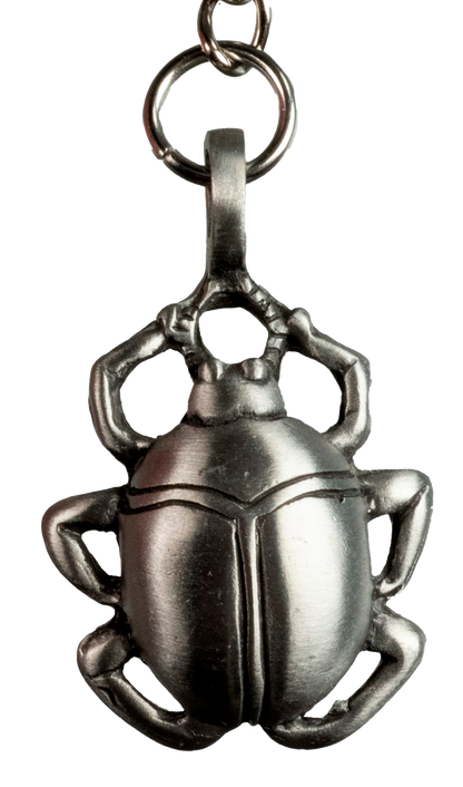 Scarabée Égyptien, Bijou de Sac ou Porte-Clé en Métal – Symbole de Renaissance