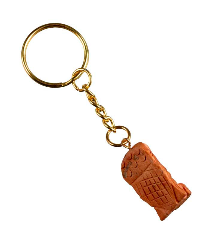 Bijou de Sac Chouette ou Porte-Clé en Bois et Métal – Symbole de Sagesse