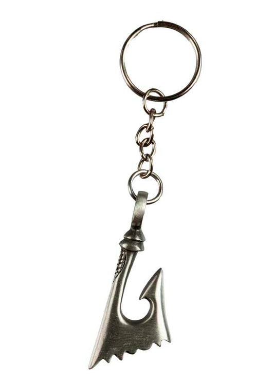 Bijou de Sac ou Porte-Clé Maori Hameçon – Hei Matau en Métal