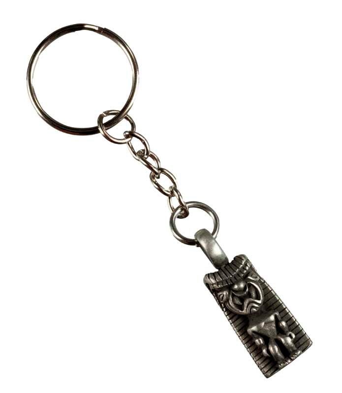 Tiki Maori – Bijou de Sac et Porte-Clés Ethnique en Métal