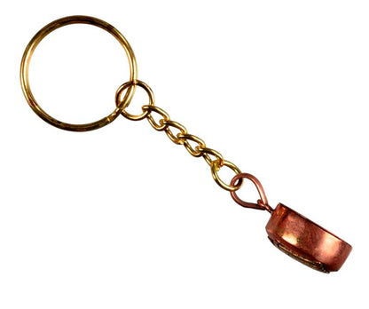 Ghau Tibétain Miniature en Alliage de Cuivre – Bijou de Sac et Porte-Clé