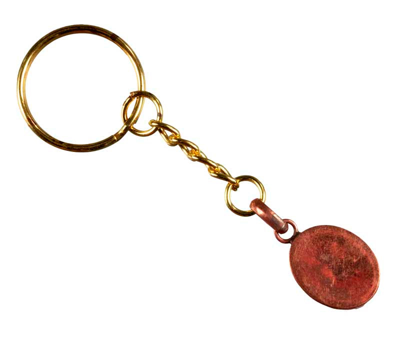 Ghau Tibétain Miniature en Alliage de Cuivre – Bijou de Sac et Porte-Clé