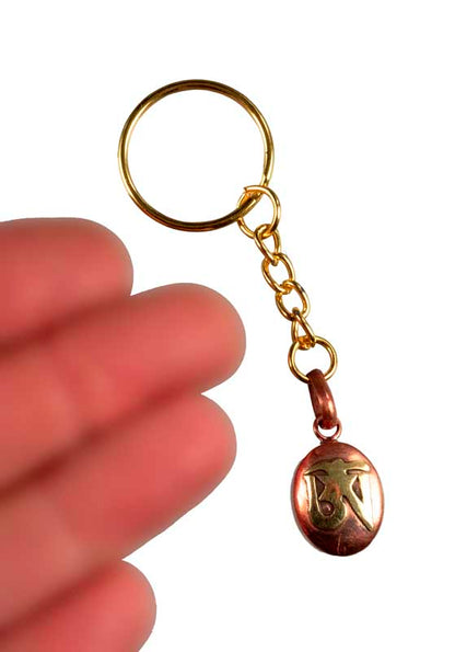 Porte-Clé Ghau Tibétain – Bijou De Sac Boîte À Prières Bouddhiste En Alliage De Cuivre