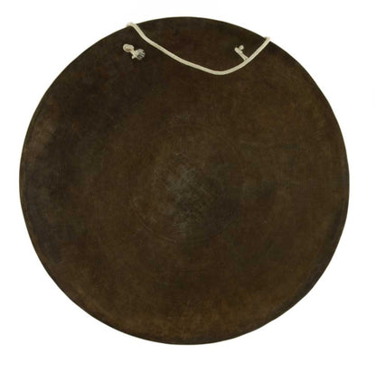 Gong Tibétain Bouddhiste Om Mani Padme Hum 50 cm Gravé - Artisanat du Népal