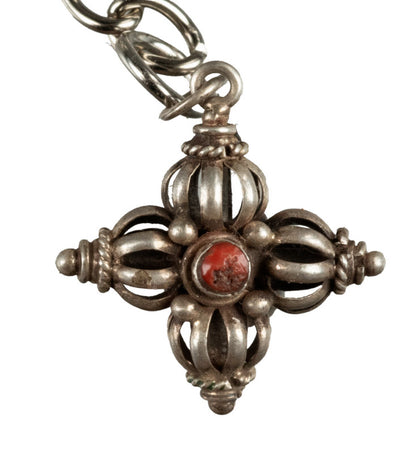 Porte-Clé Double Vajra Tibétain – Dorje Sacré Du Bouddhisme Vajrayana