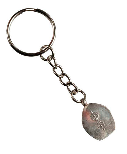 Porte-Clé Bouddha Shakyamuni – Pendentif Méditation en Métal