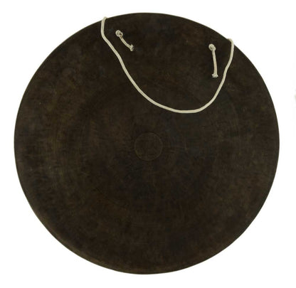 Gong Tibétain Bouddhiste Mandala Sacré 52 cm Gravé - Prières Mantra du Népal
