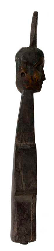 Dhodro Banam Santhal – Vièle Anthropomorphe Sarangi Ancienne 79 cm