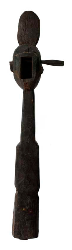 Dhodro Banam Santhal – Vièle Anthropomorphe Sarangi Ancienne 79 cm