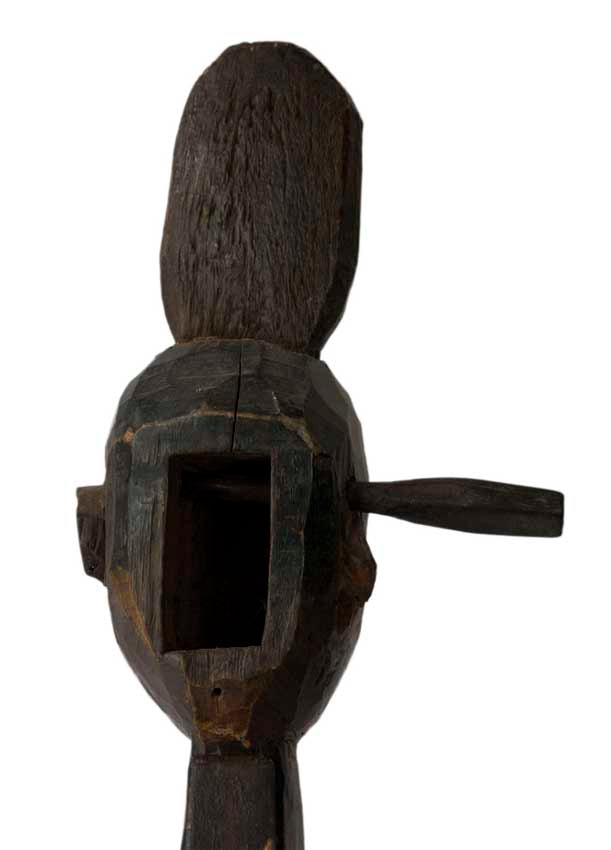 Dhodro Banam Santhal – Vièle Anthropomorphe Sarangi Ancienne 79 cm