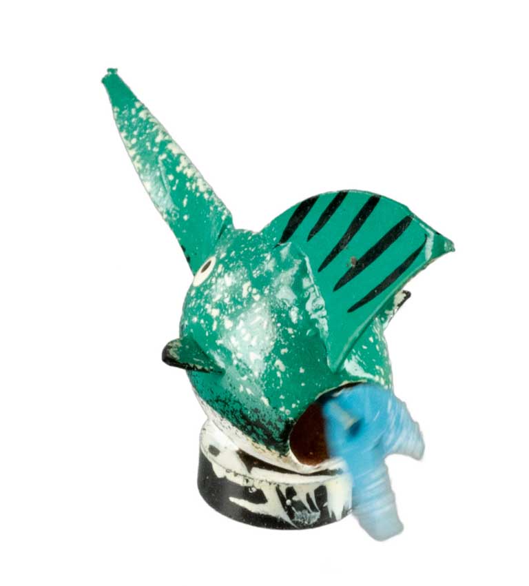 Animal Magnet Poisson Espadon en Coque de Pistache