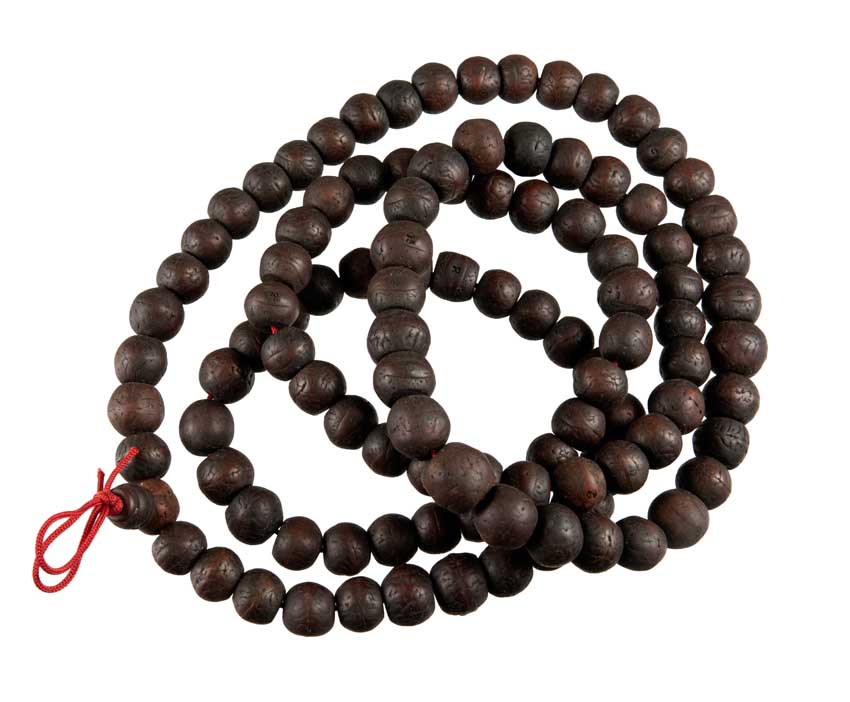 Mala Bodhi Authentique Du Népal – Chapelet De Méditation En Graines Naturelles