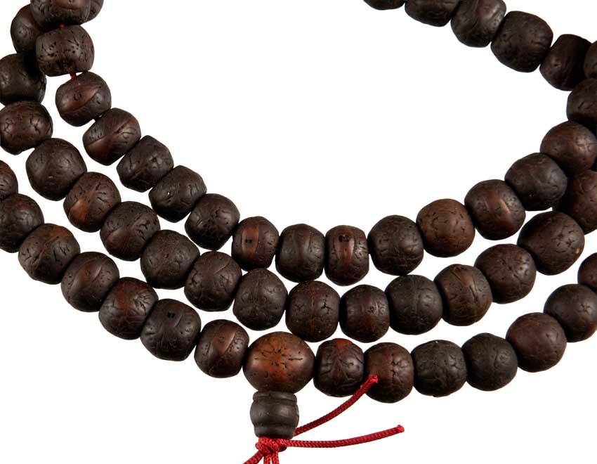 Mala Bodhi Népalais Authentique – Chapelet De Méditation En Graines Sacrées