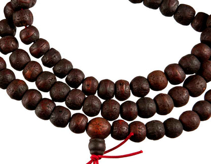 Mala Bodhi Népalais Authentique – Chapelet De Méditation En Graines Sacrées