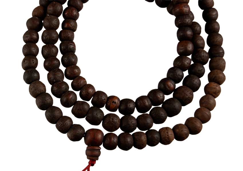 Mala Bodhi Du Népal – Chapelet Bouddhiste En Graines Sacrées