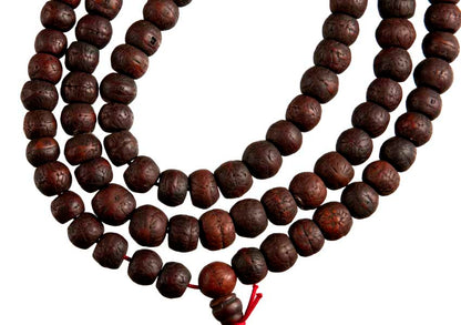 Mala Bodhi Authentique Du Népal – Chapelet Bouddhiste En Graines Sacrées