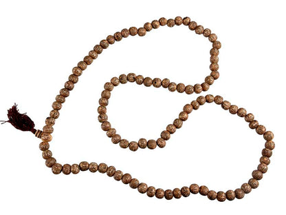 Mala Tibétain Nacre De Conque – Collier Bouddhiste 108 Perles Mantra