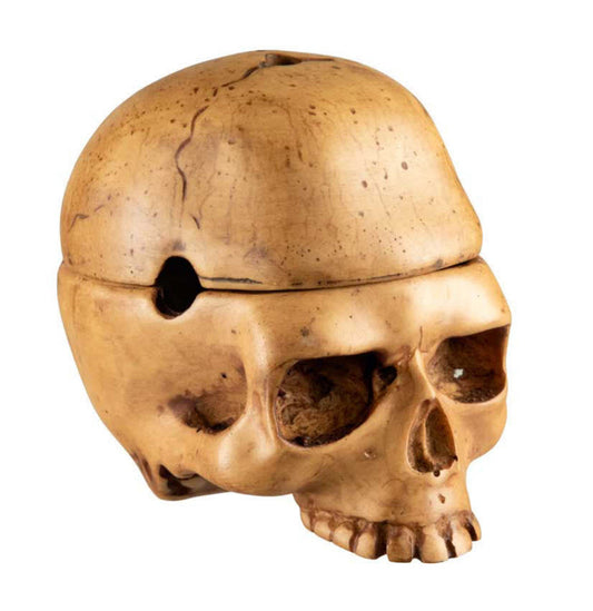 Boîte Crâne En Résine – Boîte De Rangement Gothique Et Décorative