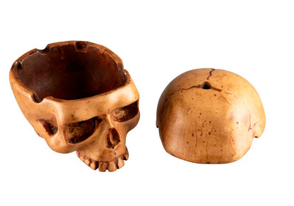 Boîte Crâne En Résine – Boîte De Rangement Gothique Et Décorative