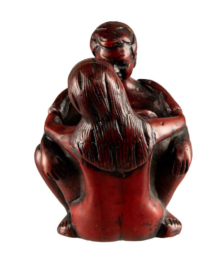 Boîte Érotique Népalaise En Résine – Sculpture Artisanale De La Vallée De Katmandou