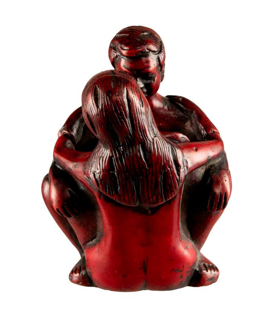 Boîte Érotique Népalaise En Résine – Sculpture Artisanale De La Vallée De Katmandou