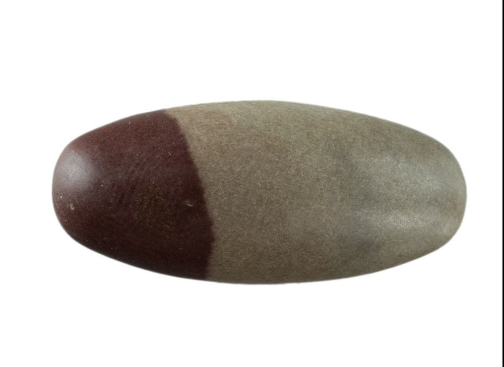 Narmada Lingam – Œuf De Shiva En Pierre Naturelle Roulée