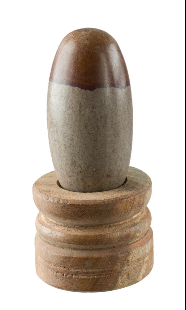 Shiva Lingam – Galet Naturel Poli, Œuf Cosmique De La Narmada