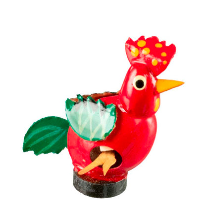 Animal Magnet Coq Ou Poule en Coque de Pistache