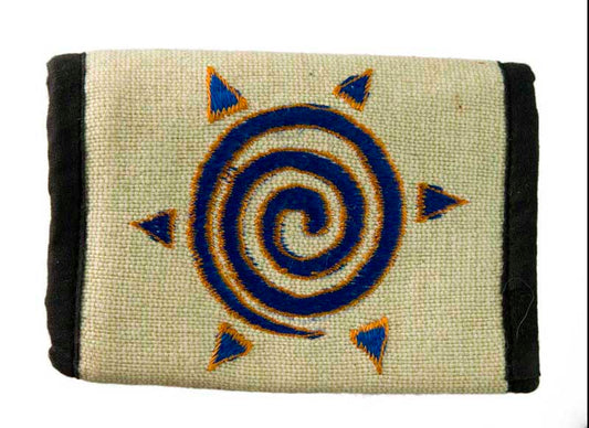 Portefeuille Ethnique Brodé en Coton – Artisanat Népalais