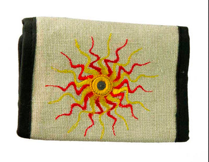 Portefeuille Ethnique en Coton Brodé – Artisanat Népalais