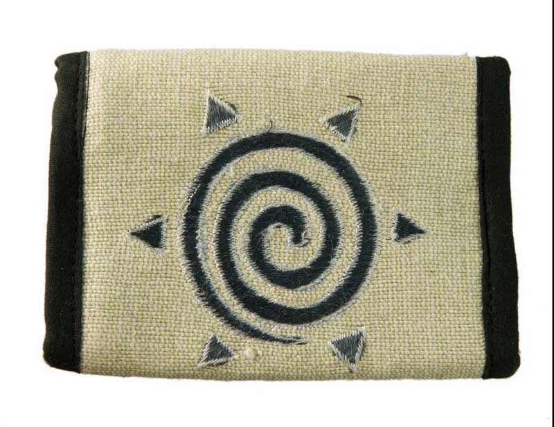 Portefeuille Ethnique Brodé en Coton – Artisanat Népalais