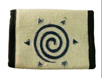 Portefeuille Ethnique Brodé en Coton – Artisanat Népalais