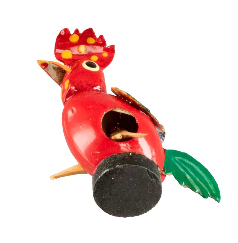 Animal Magnet Coq Ou Poule en Coque de Pistache