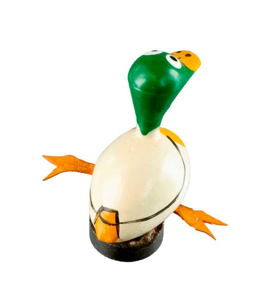 Animal Magnet Canard Col Vert en Coque de Pistache