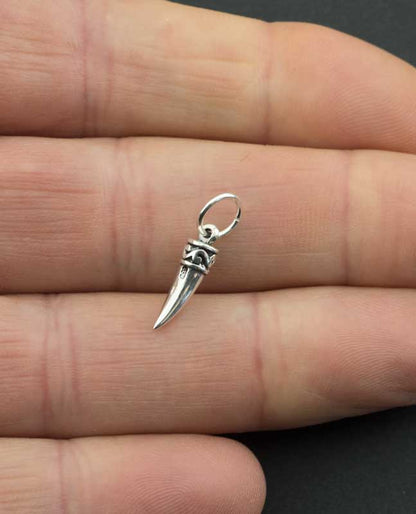 Pendentif Griffe de Tigre en Argent Massif 925 – Bijou Ethnique