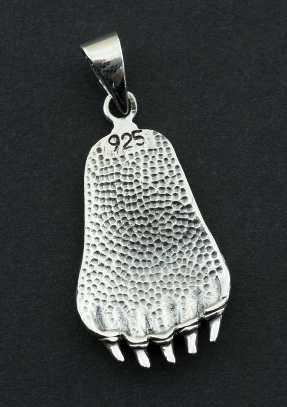 Pendentif Patte d’Ours Odin Viking en Argent 925