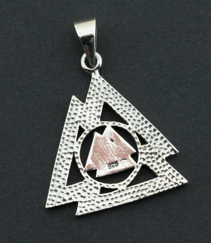 Pendentif Viking Valknut en Argent 925
